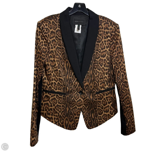 Blazer By Bcbgmaxazria In Animal Print, Size: L