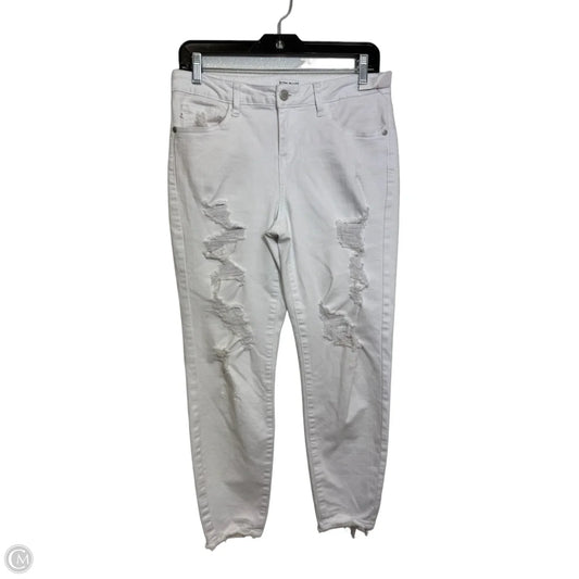 Jeans Straight By Judy Blue In White, Size: 4