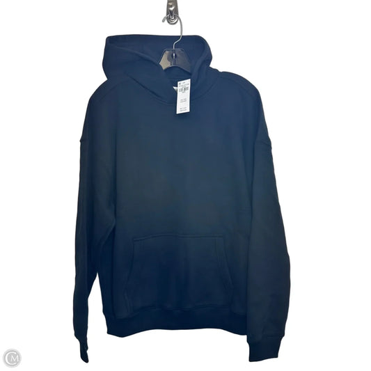Boxy fit Sweatshirt Hoodie By Hollister In Black, Size: L