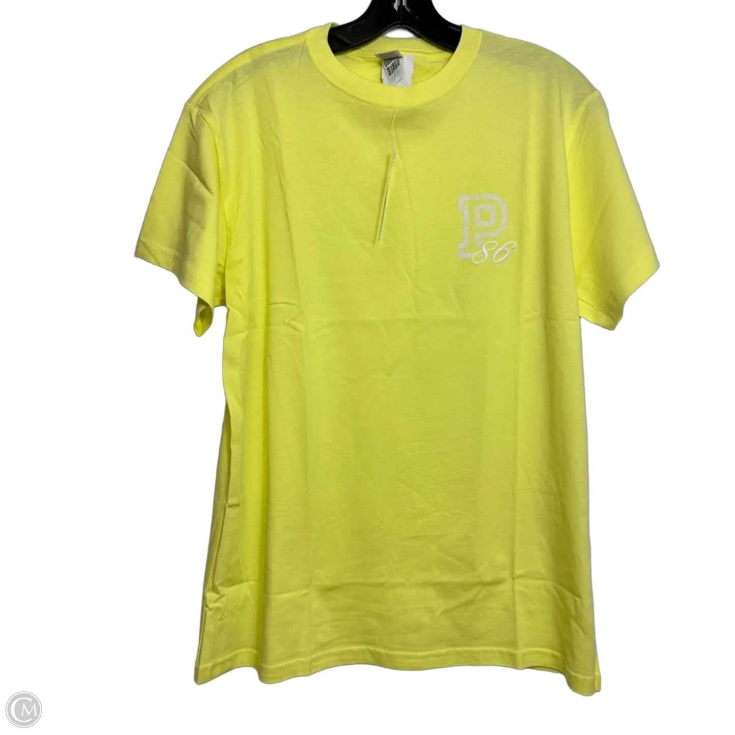 Top Short Sleeve By Pink In Yellow, Size: Xs