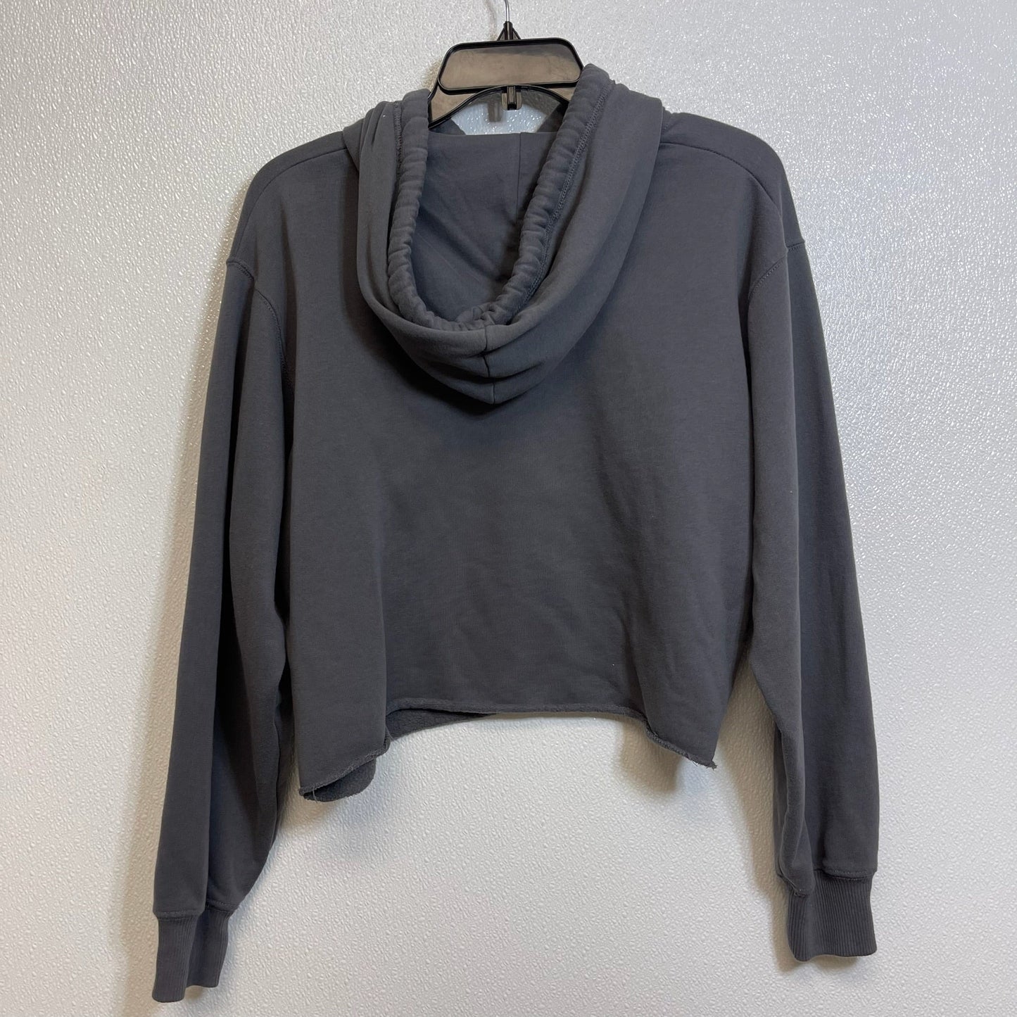 Sweatshirt Hoodie By Hollister In Grey, Size: M