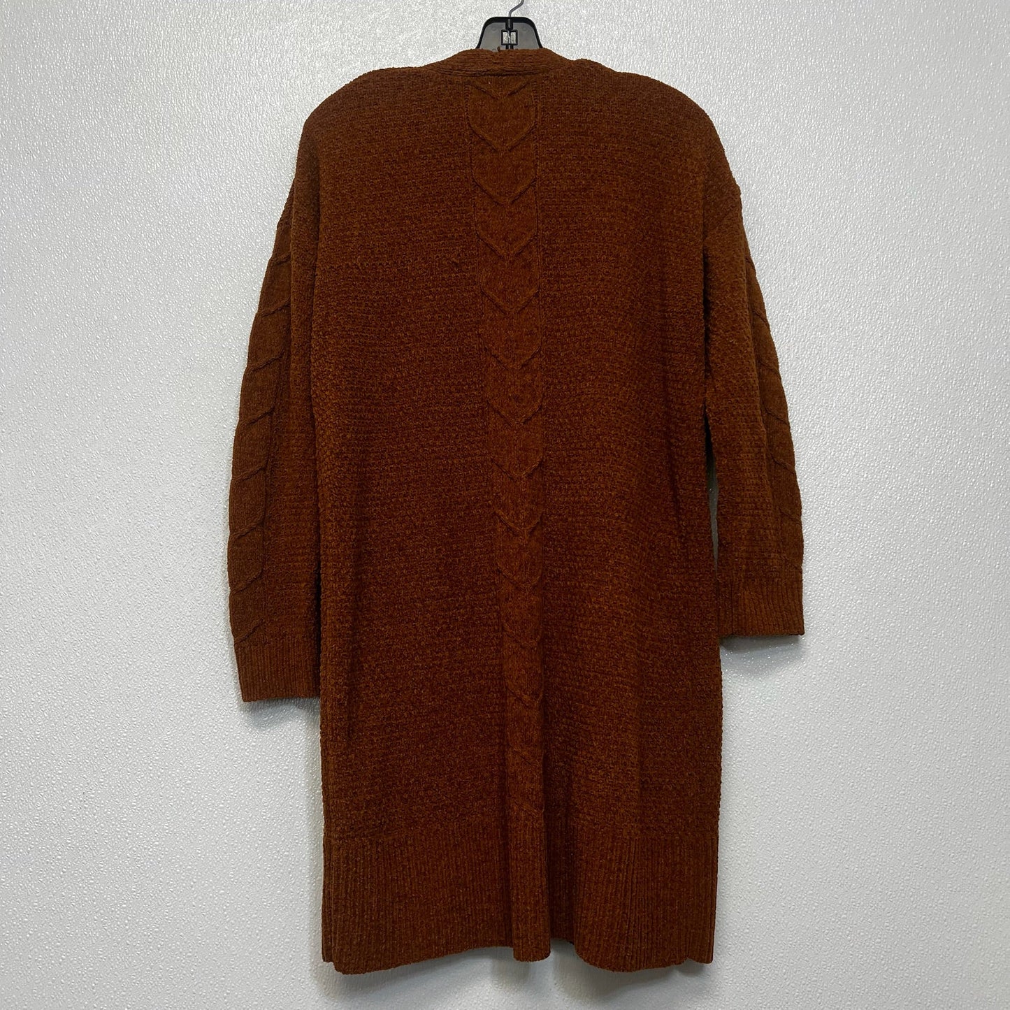 Sweater Cardigan By Pink Rose In Tan, Size: M