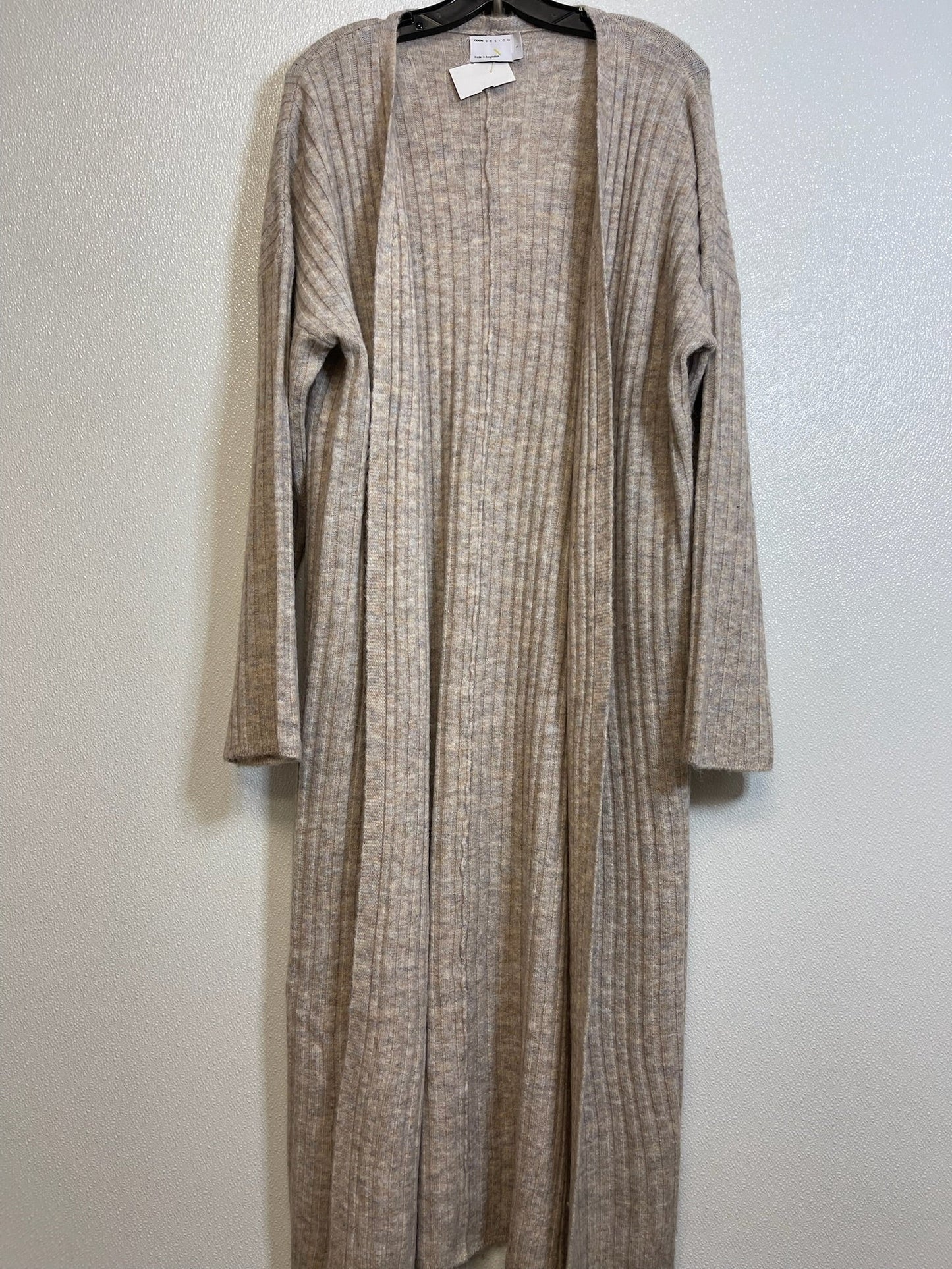 Sweater Cardigan By Asos In Tan, Size: S