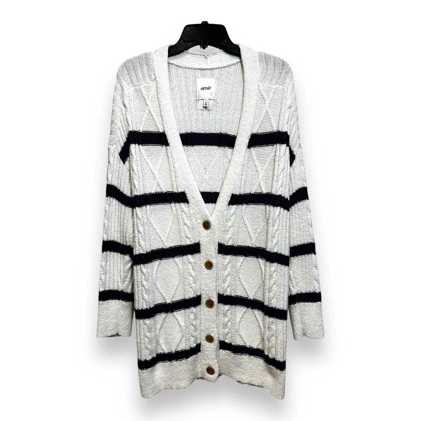 Sweater Cardigan By Aerie In White, Size: S