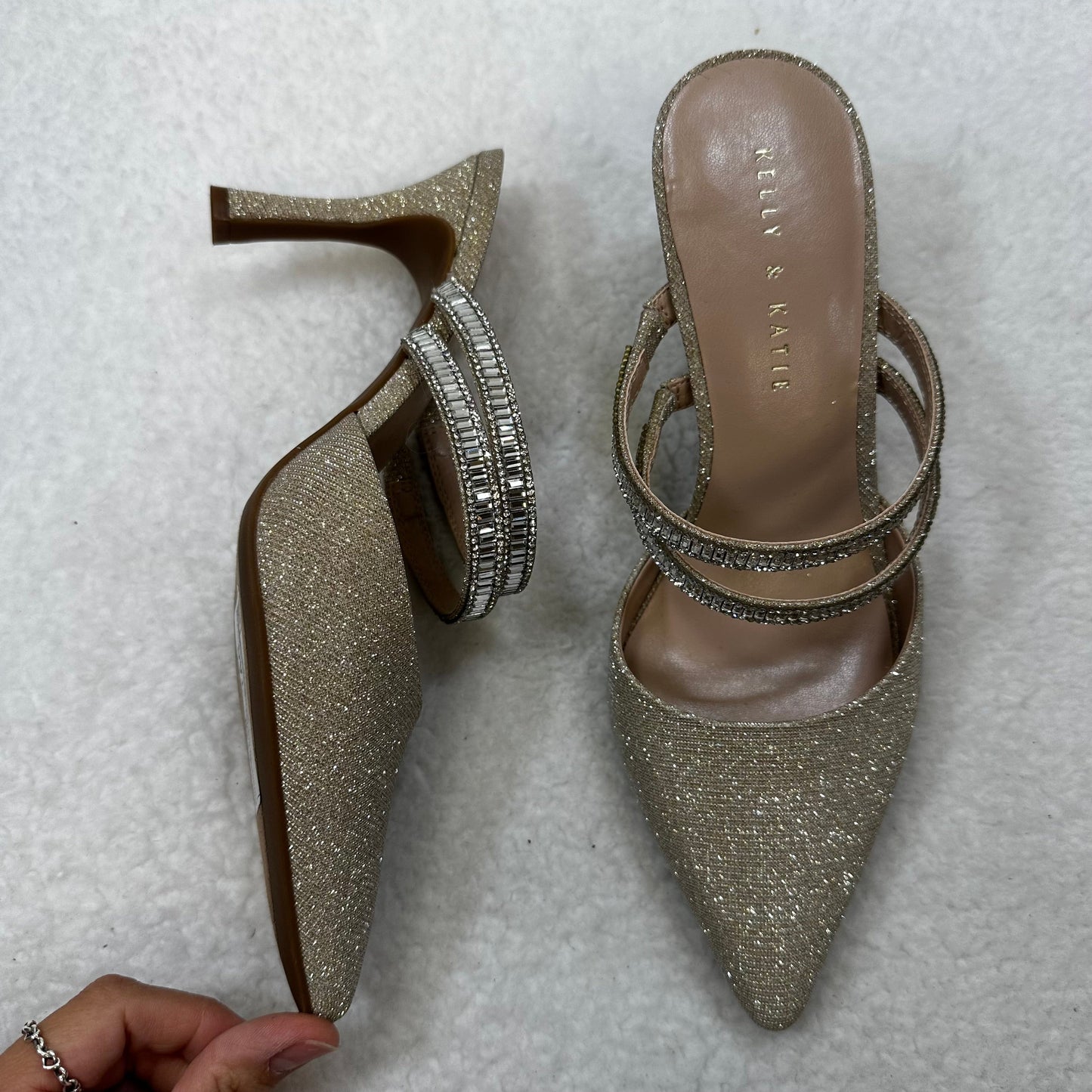 Sparkles Shoes Heels Stiletto Kelly And Katie, Size 9