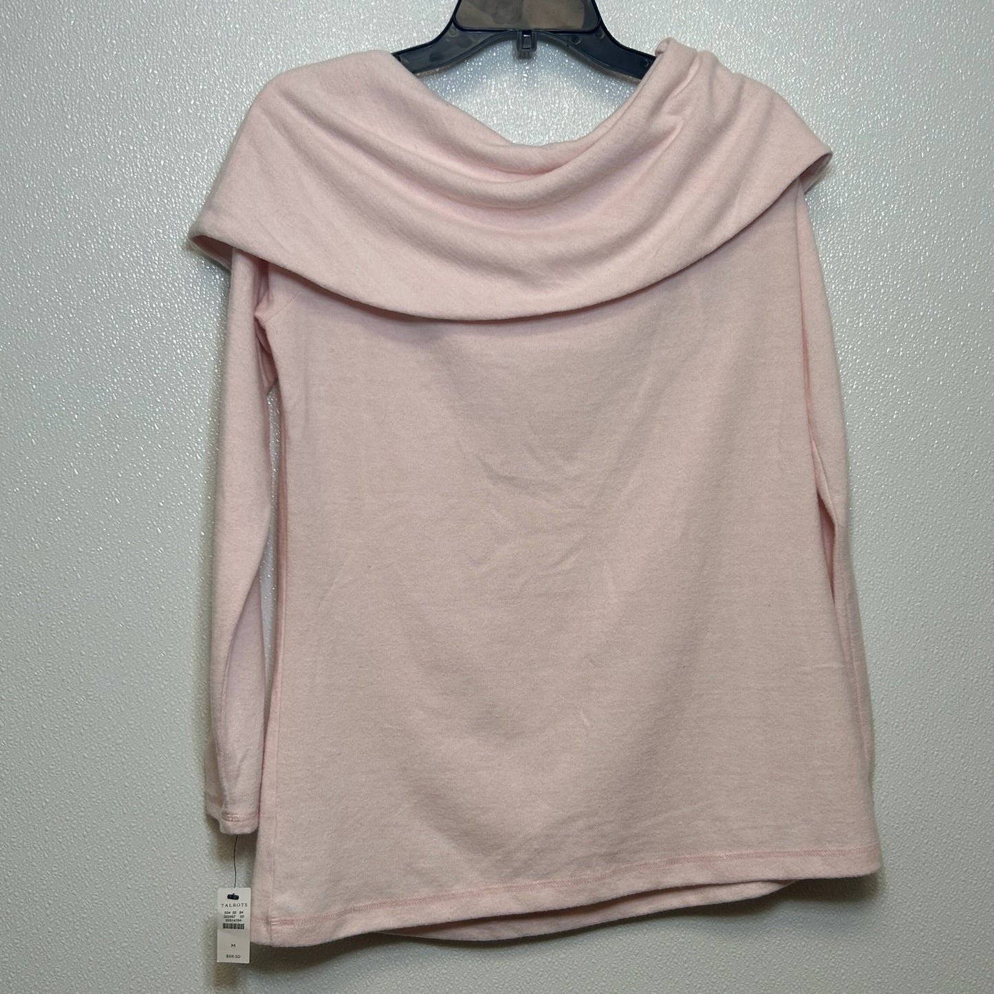 Pink Top Long Sleeve Talbots O, Size M