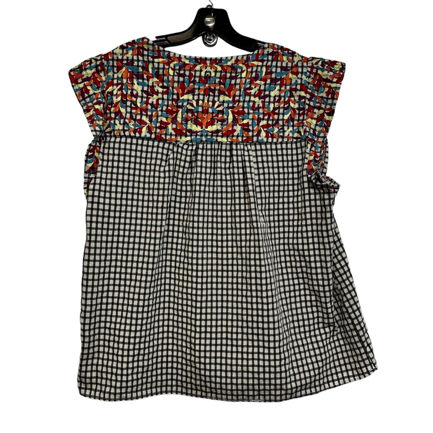 Top Sleeveless By Clothes Mentor In Plaid, Size: 1x