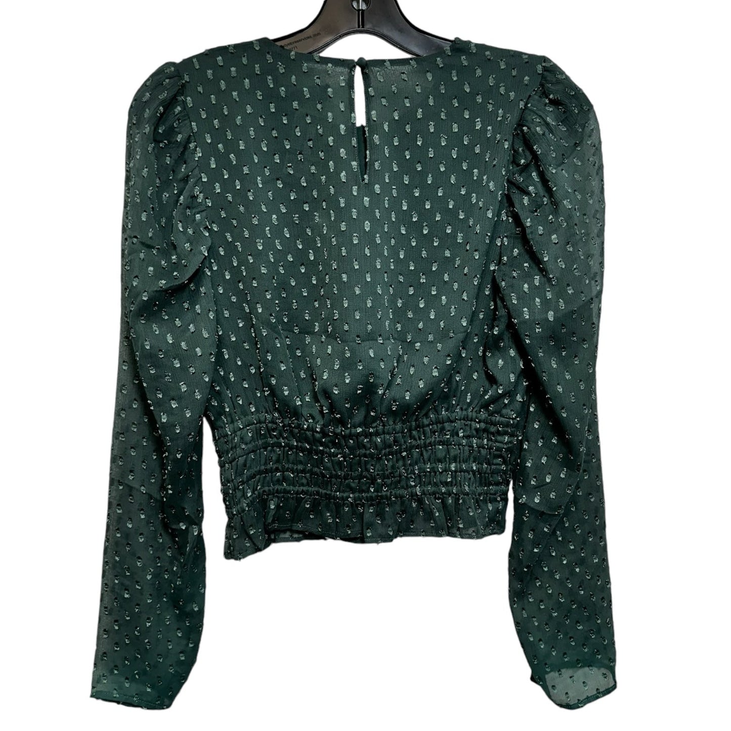 Top Long Sleeve By Express In Green, Size: Xs