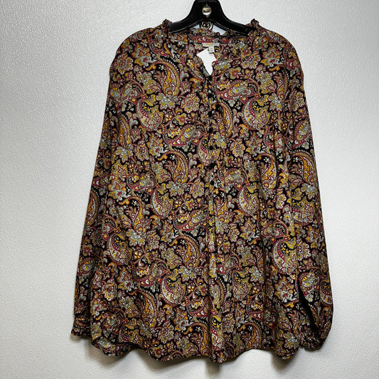 Top Long Sleeve By Talbots O  Size: 3x