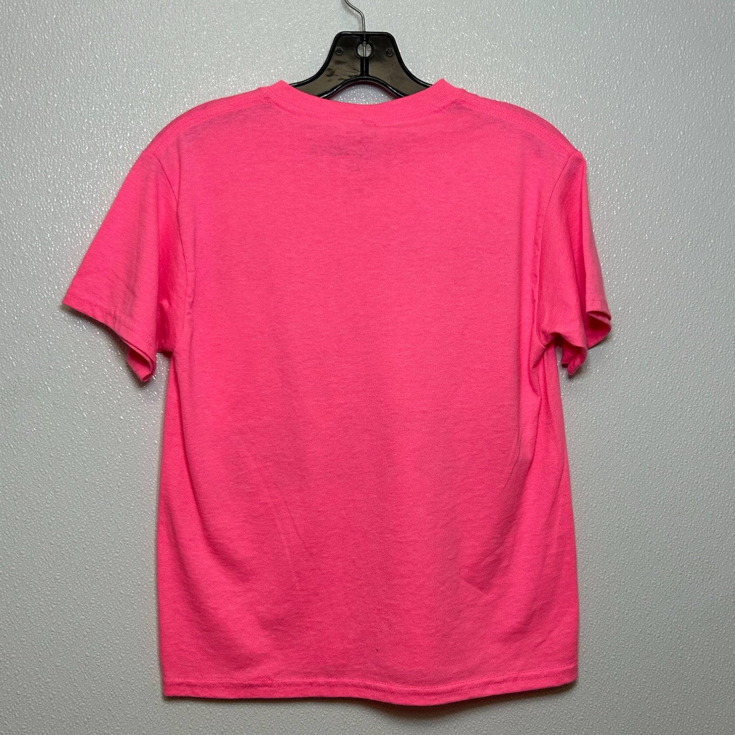 Hot Pink Top Short Sleeve Basic Fashion Nova, Size Xs