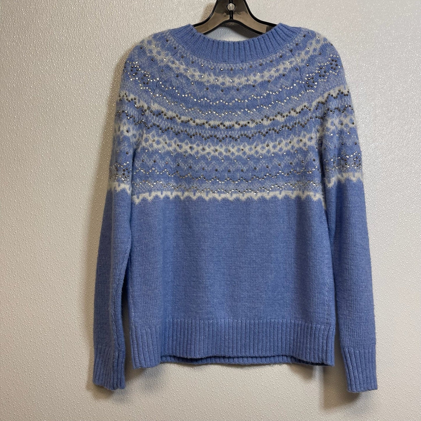 Sweater By Talbots O In Light Blue, Size: Xs