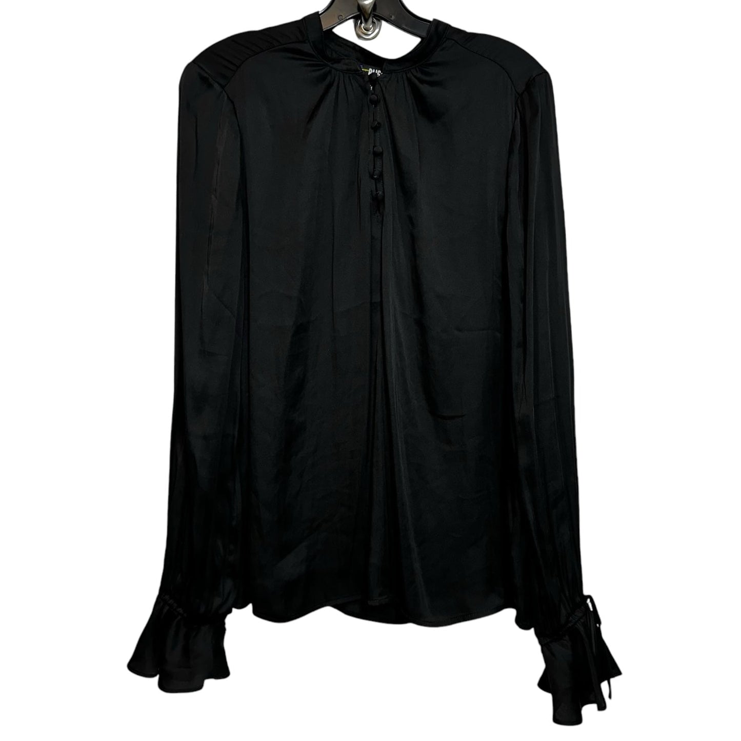 Top Long Sleeve By Paige O In Black, Size: M