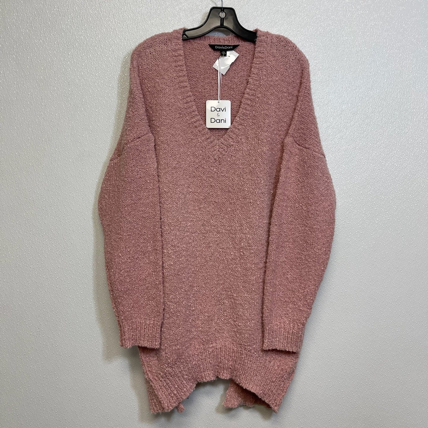 Sweater By DAVI & DANI In Dusty Pink, Size: 2x