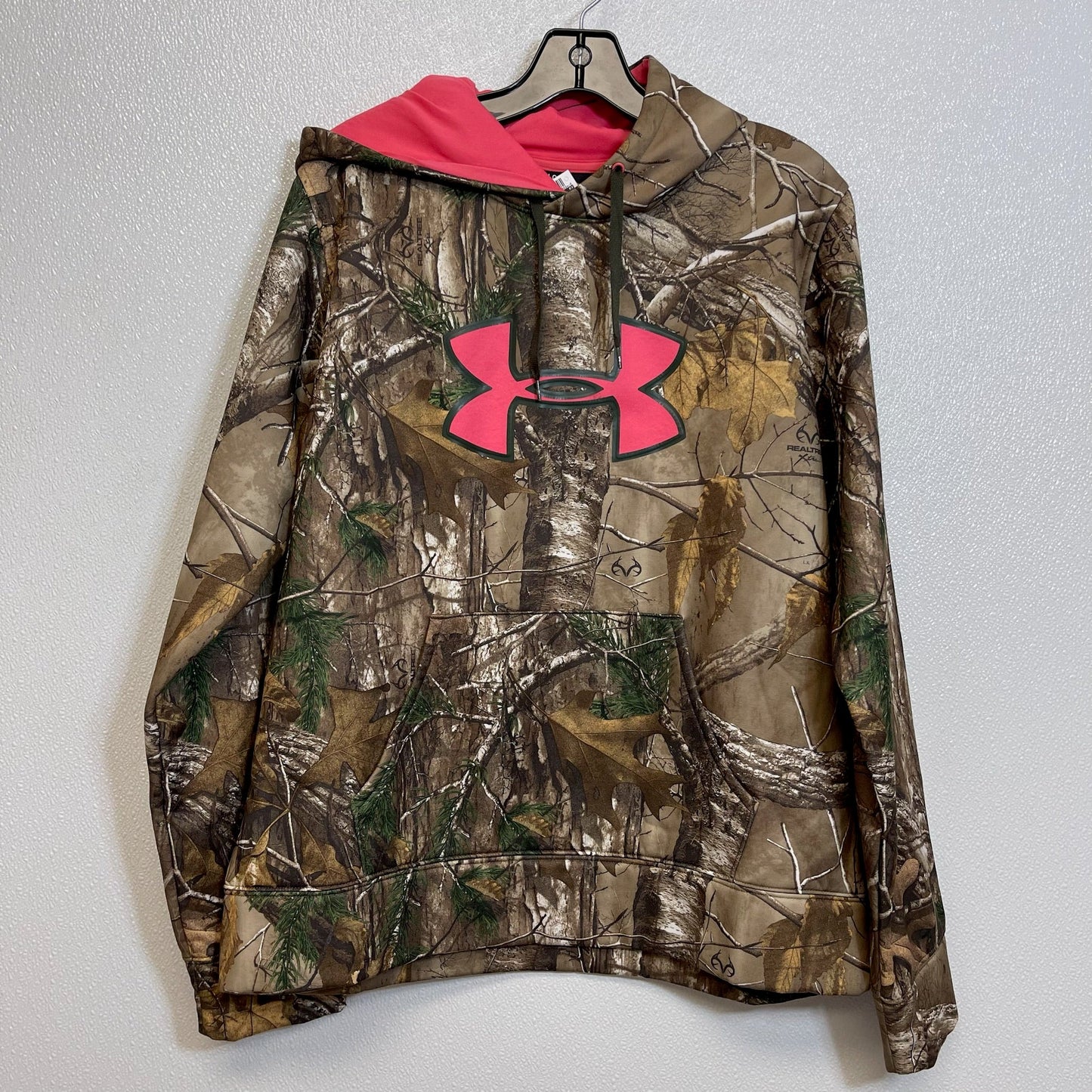 Camoflauge Sweatshirt Hoodie Under Armour, Size L