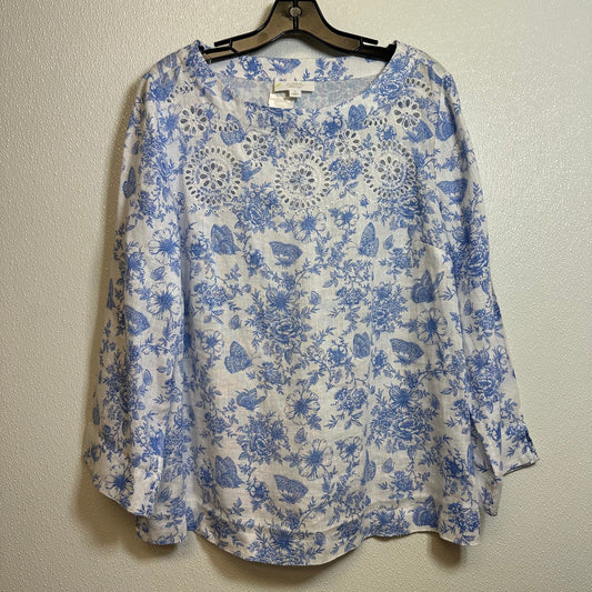 Top Long Sleeve By Charter Club O  Size: M