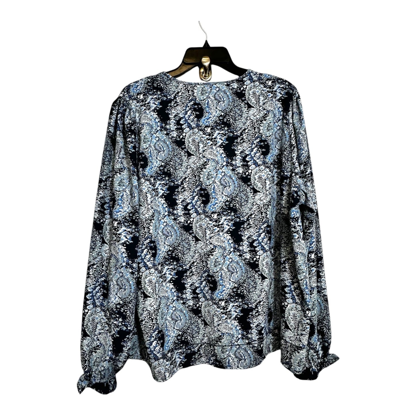 Top Long Sleeve By Joie In Navy, Size: Xl