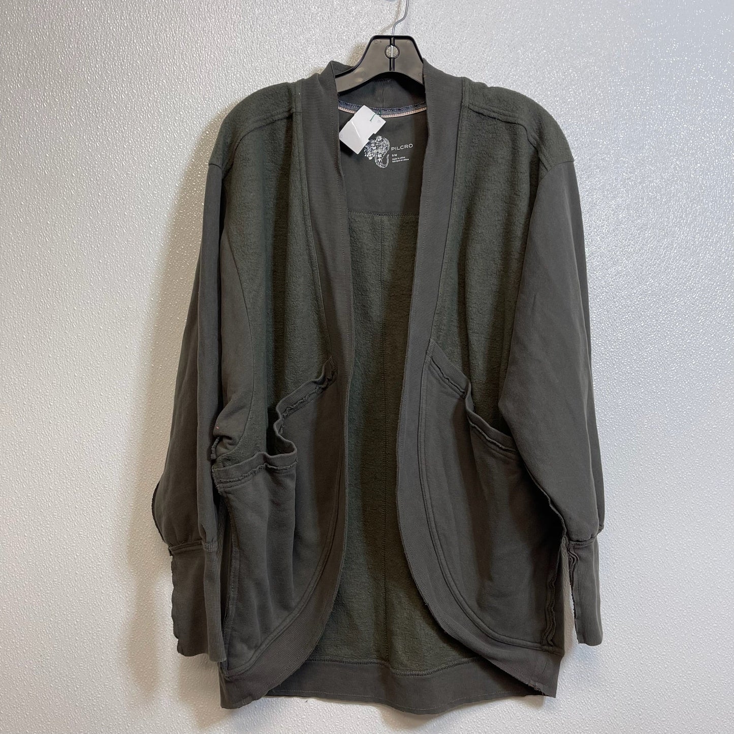 Cardigan By Pilcro In Olive, Size: S