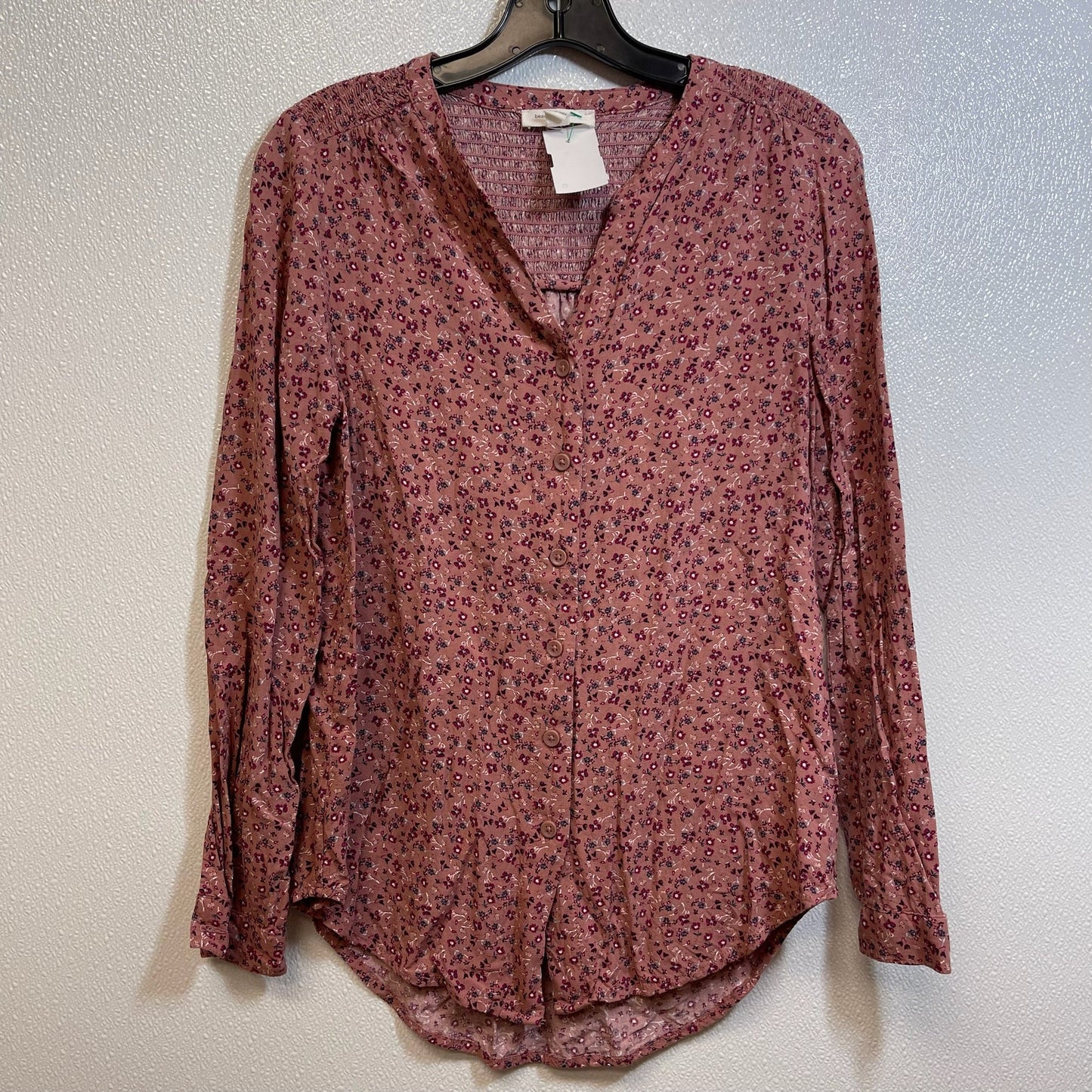 Top Long Sleeve By Beachlunchlounge In Mauve, Size: Xs