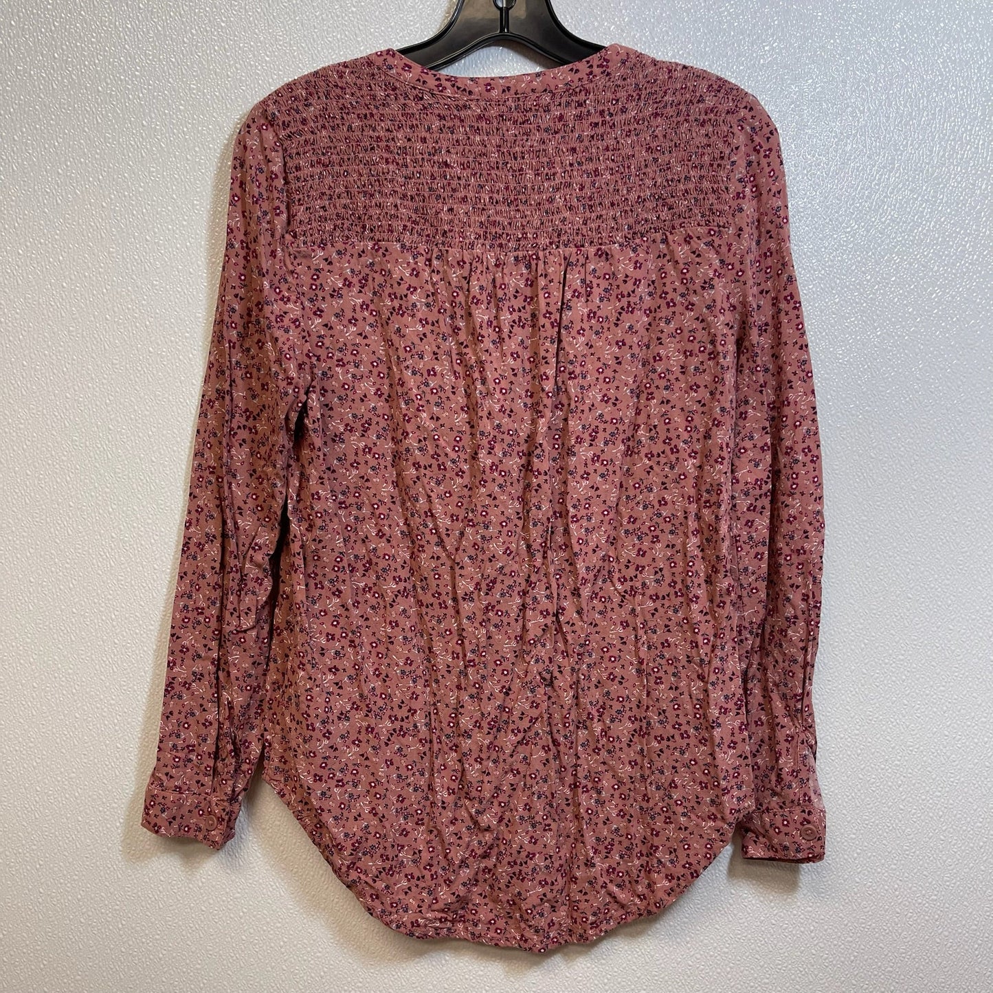 Top Long Sleeve By Beachlunchlounge In Mauve, Size: Xs