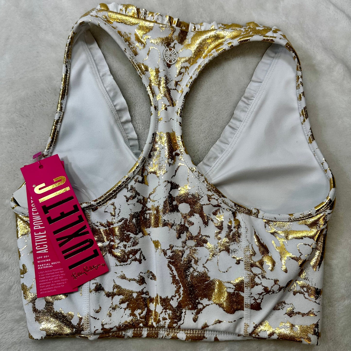 Bra By Lilly Pulitzer In Gold, Size: Xxs