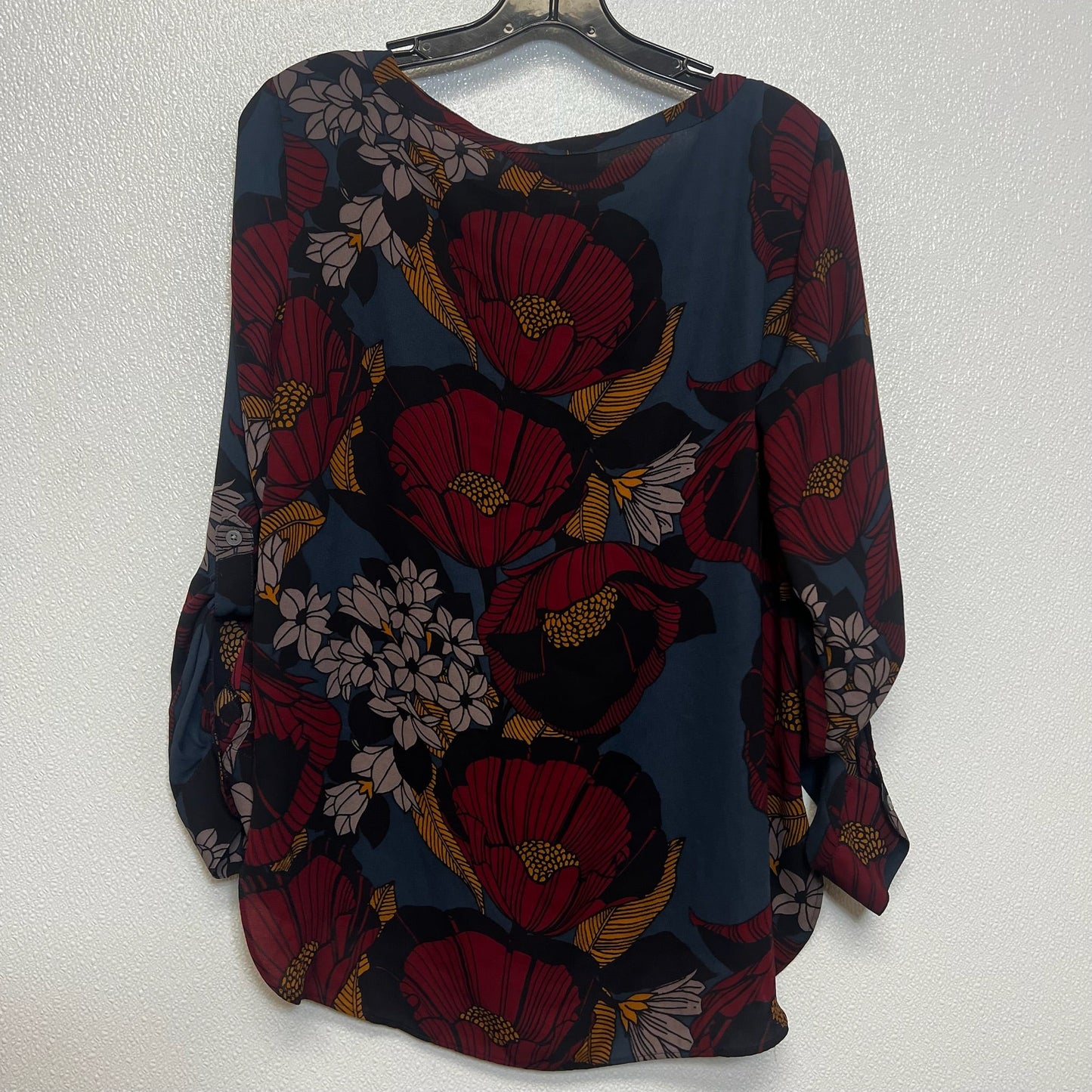 Top Long Sleeve By Loft O In Print, Size: S