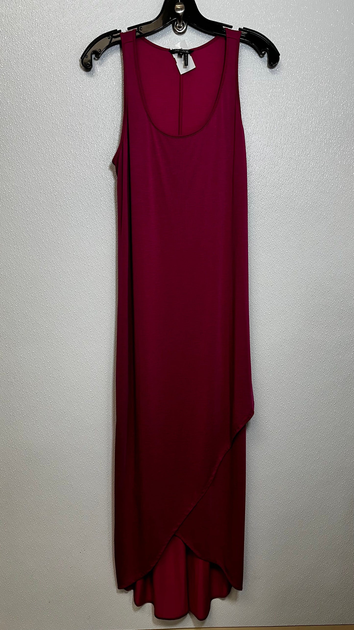 Raspberry Dress Casual Maxi Nic + Zoe, Size M