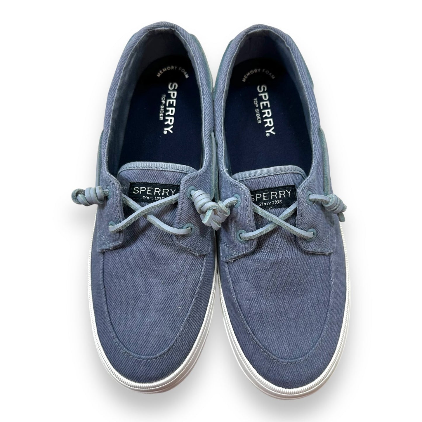 Shoes Flats Loafer Oxford By Sperry In Slate Blue, Size: 8.5