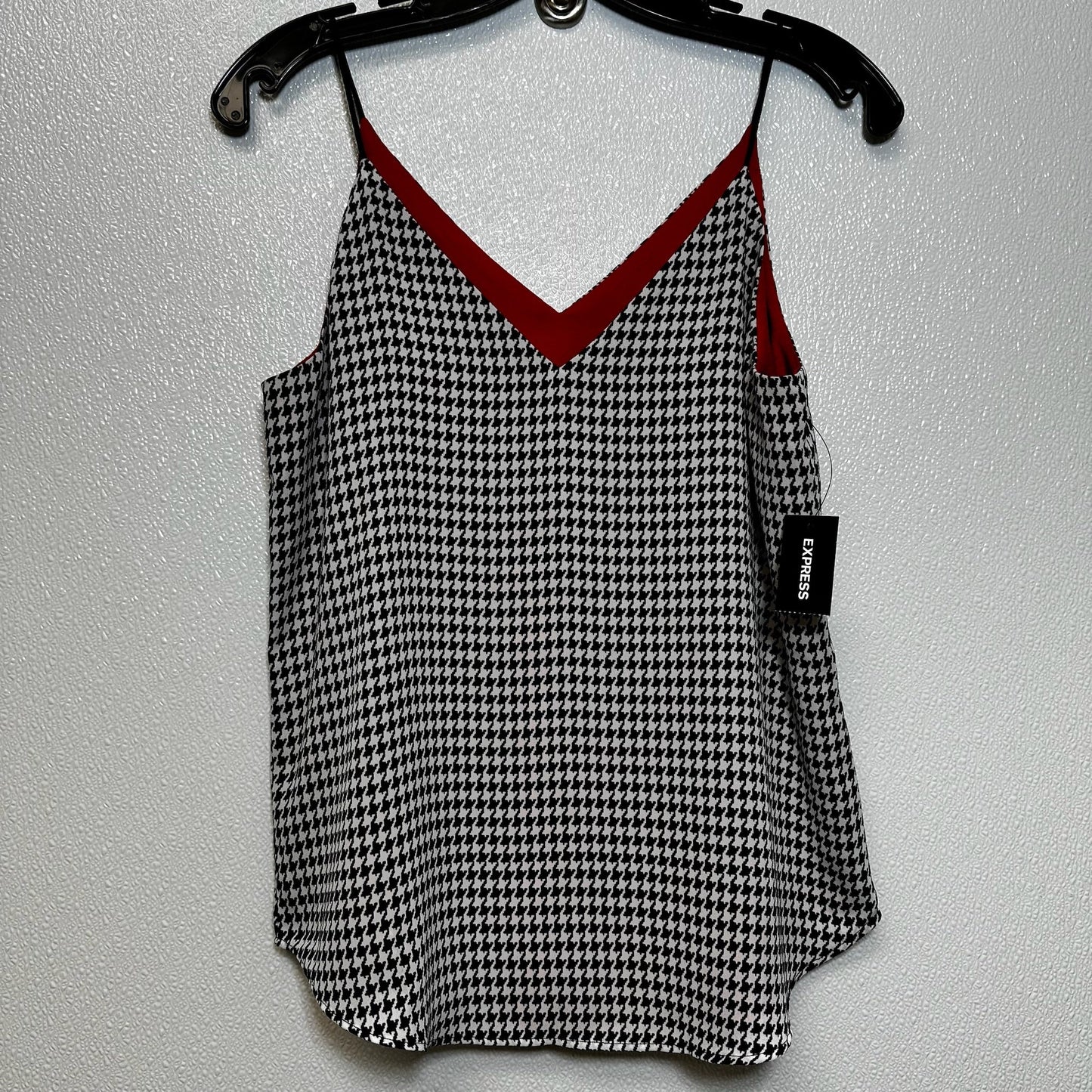 Houndstooth Tank Basic Cami Express O, Size Xs