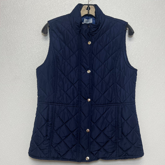 Vest Puffer & Quilted By Kim Rogers In Navy, Size: M