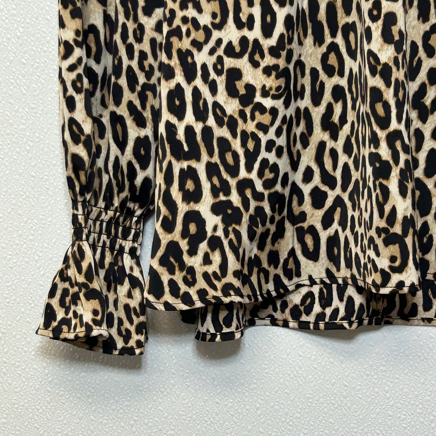 Animal Print Top Long Sleeve H&m, Size S