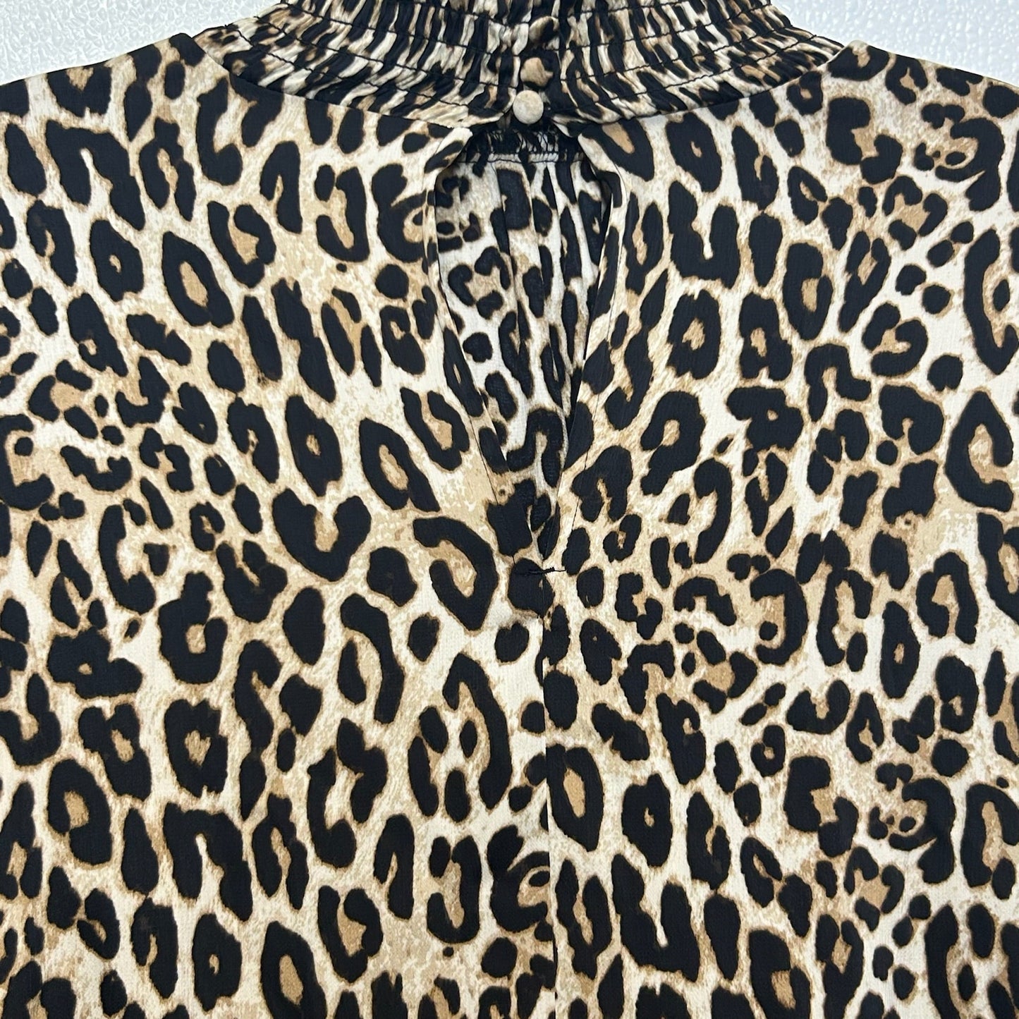 Animal Print Top Long Sleeve H&m, Size S