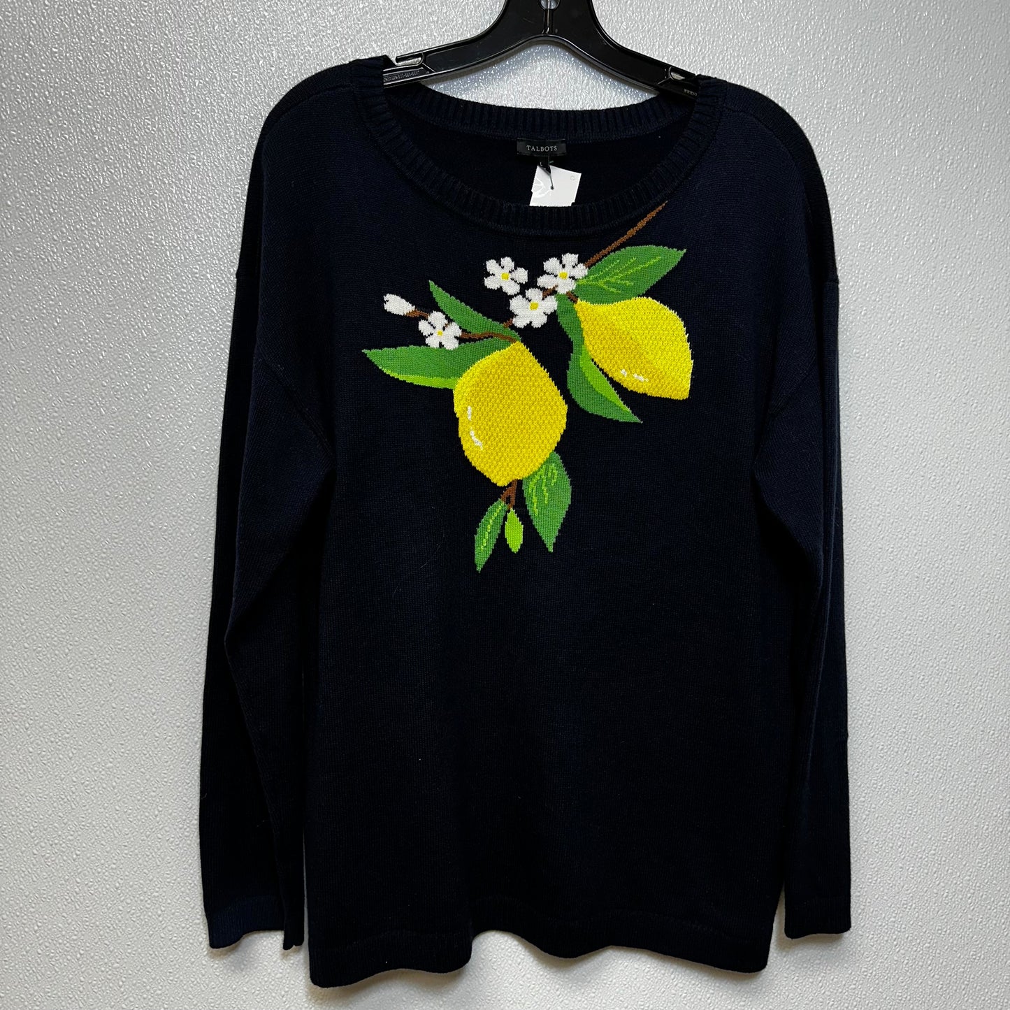 Lemon Sweater Talbots O, Size L