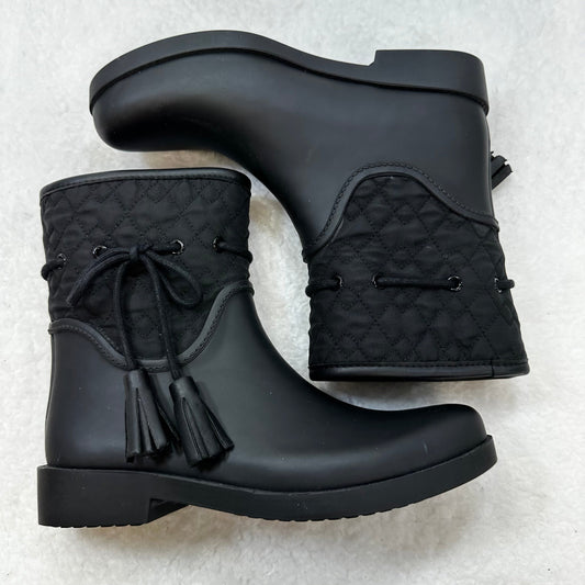 Black Boots Rain Jessica Simpson, Size 8
