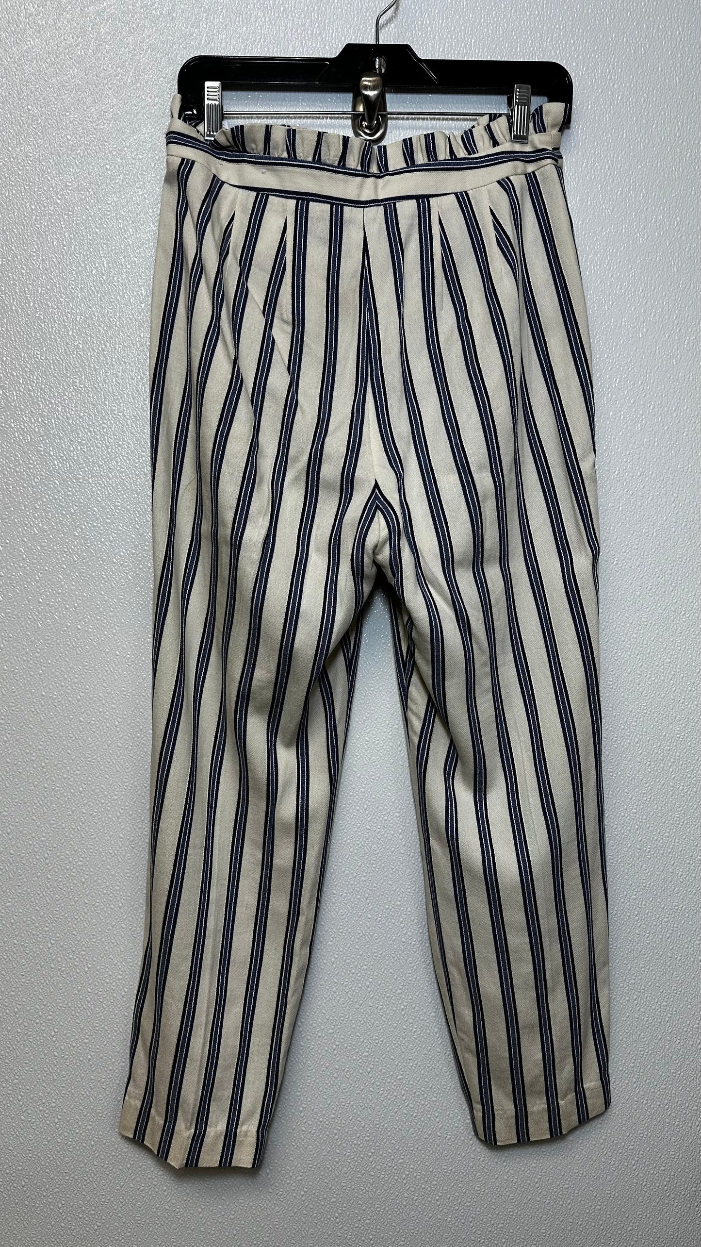 Striped Pants Ankle Express O, Size 4