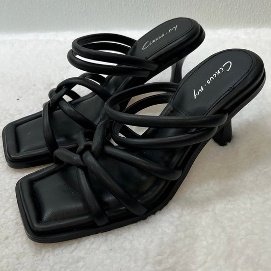 Black Sandals Heels Stiletto CIRCUS BY SAM EDELMAN  Size 7.5