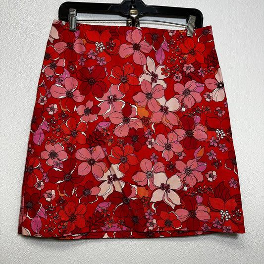 Floral Skirt Mini & Short Talbots O, Size 6