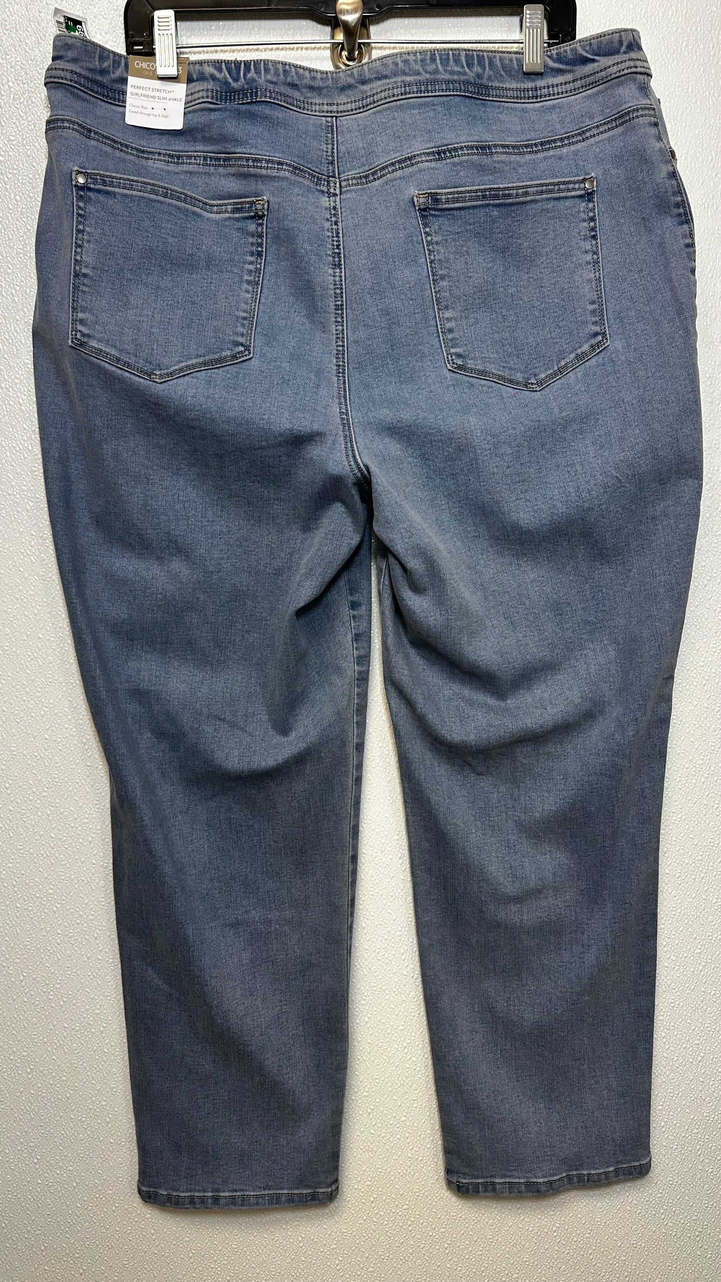 Denim Jeans Cropped Chicos O, Size 16