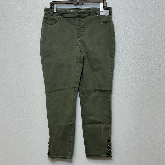 Olive Jeans Straight Chicos O, Size 10