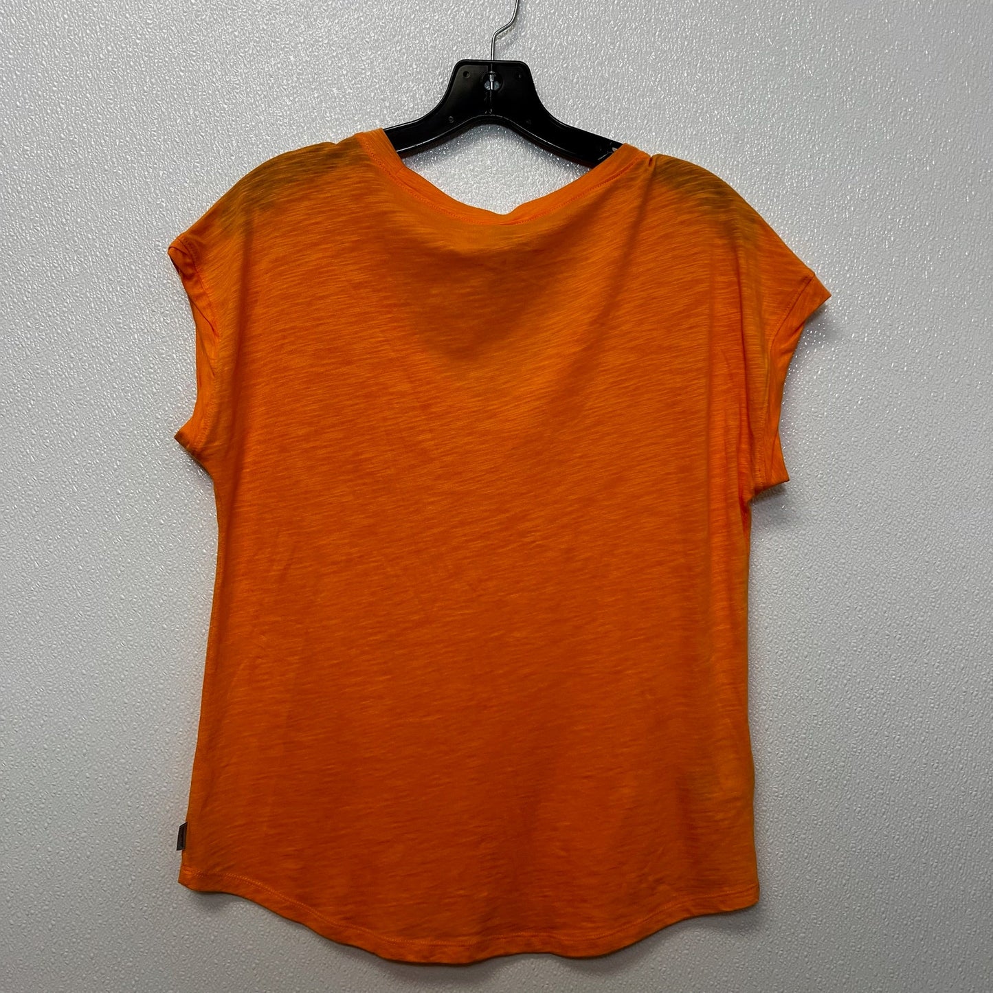 Top Short Sleeve Basic By Eddie Bauer O In Orange, Size: S