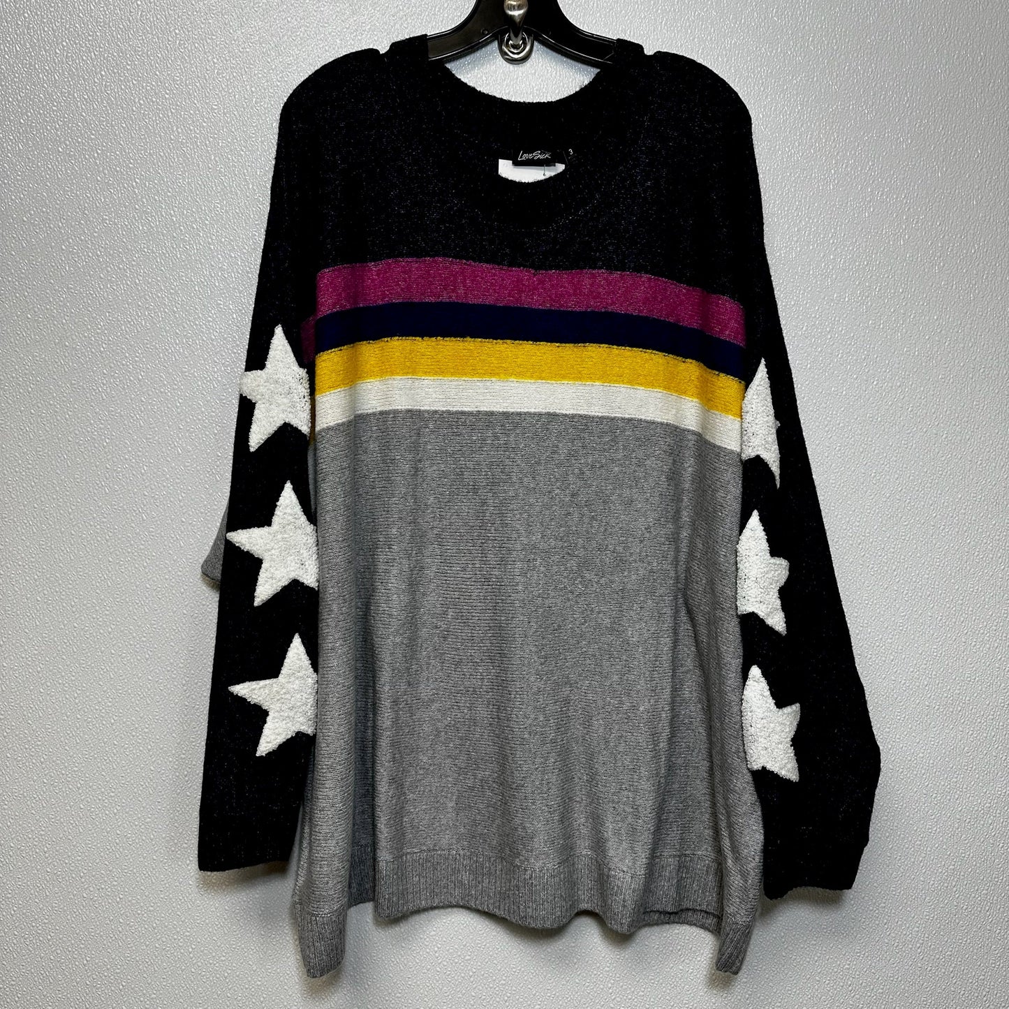 Striped Sweater Cme, Size 3x