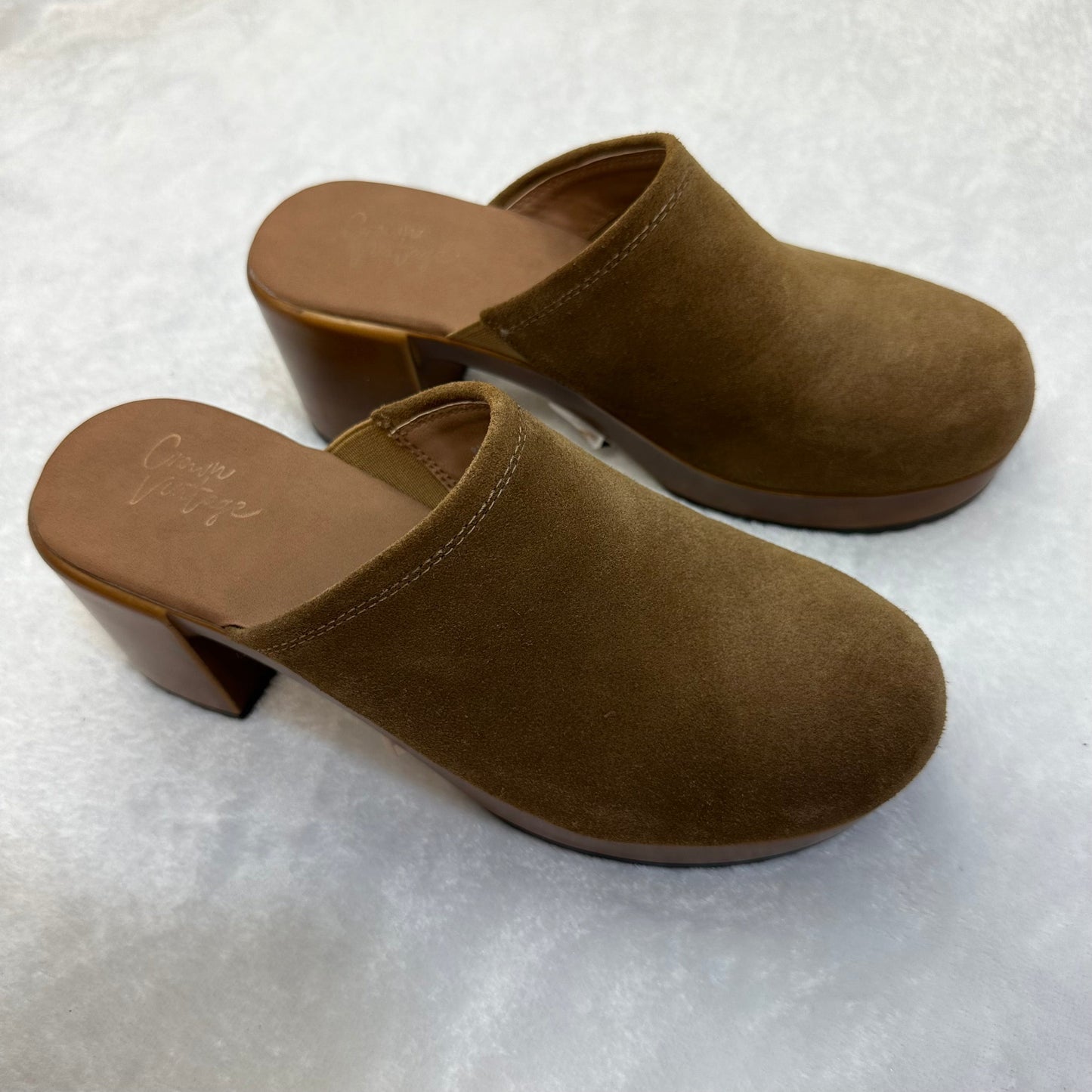 Camel Shoes Flats Mule & Slide Crown Vintage, Size 8
