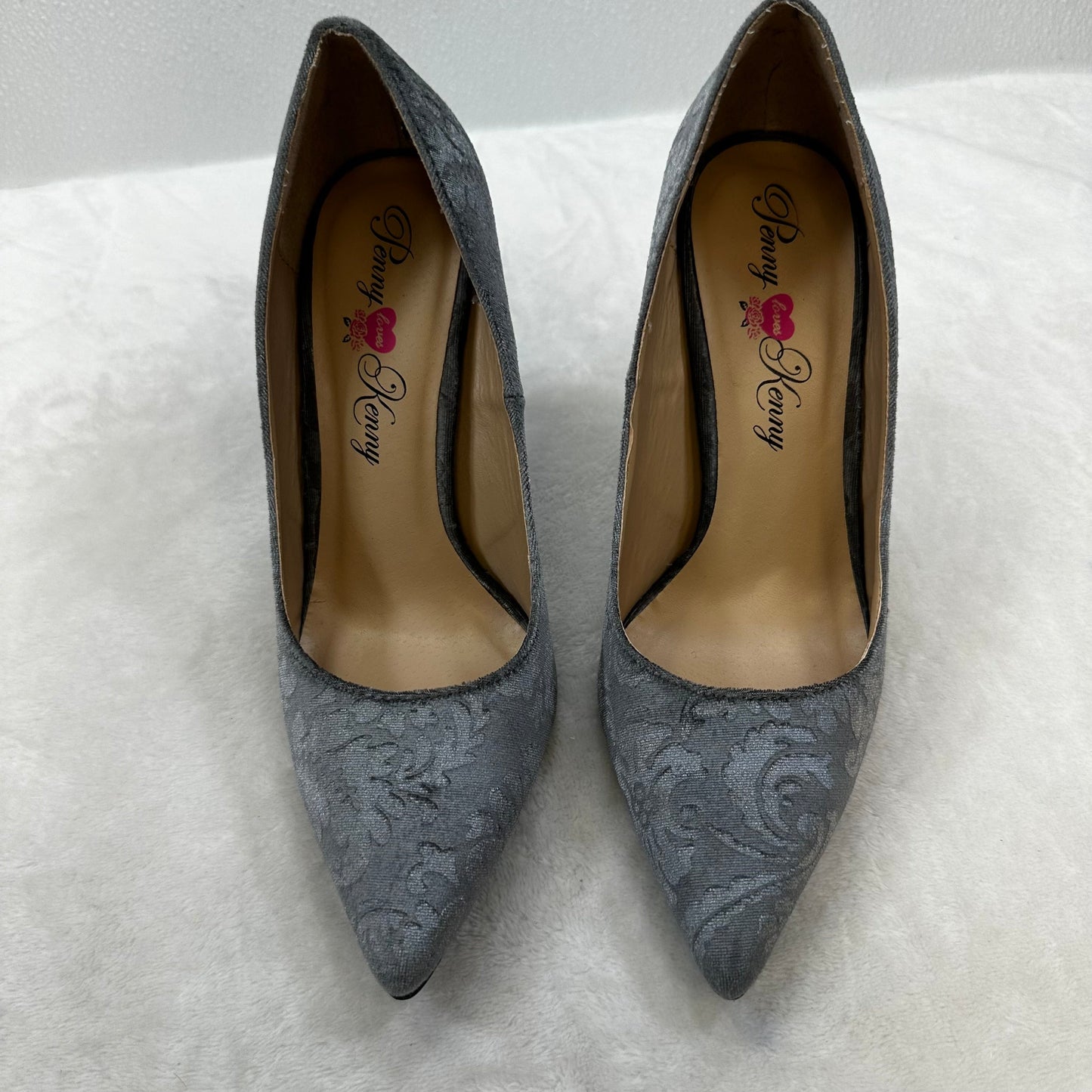 Shoes Heels Stiletto By Cmf In Grey, Size: 8.5