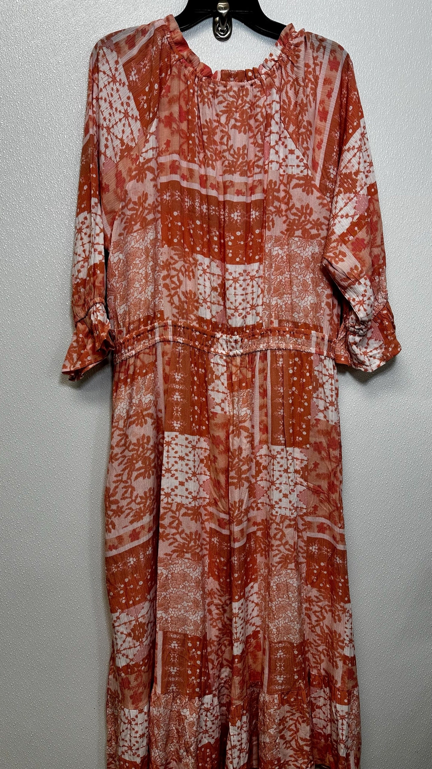 Coral Dress Casual Midi Frye And Co, Size Xxl