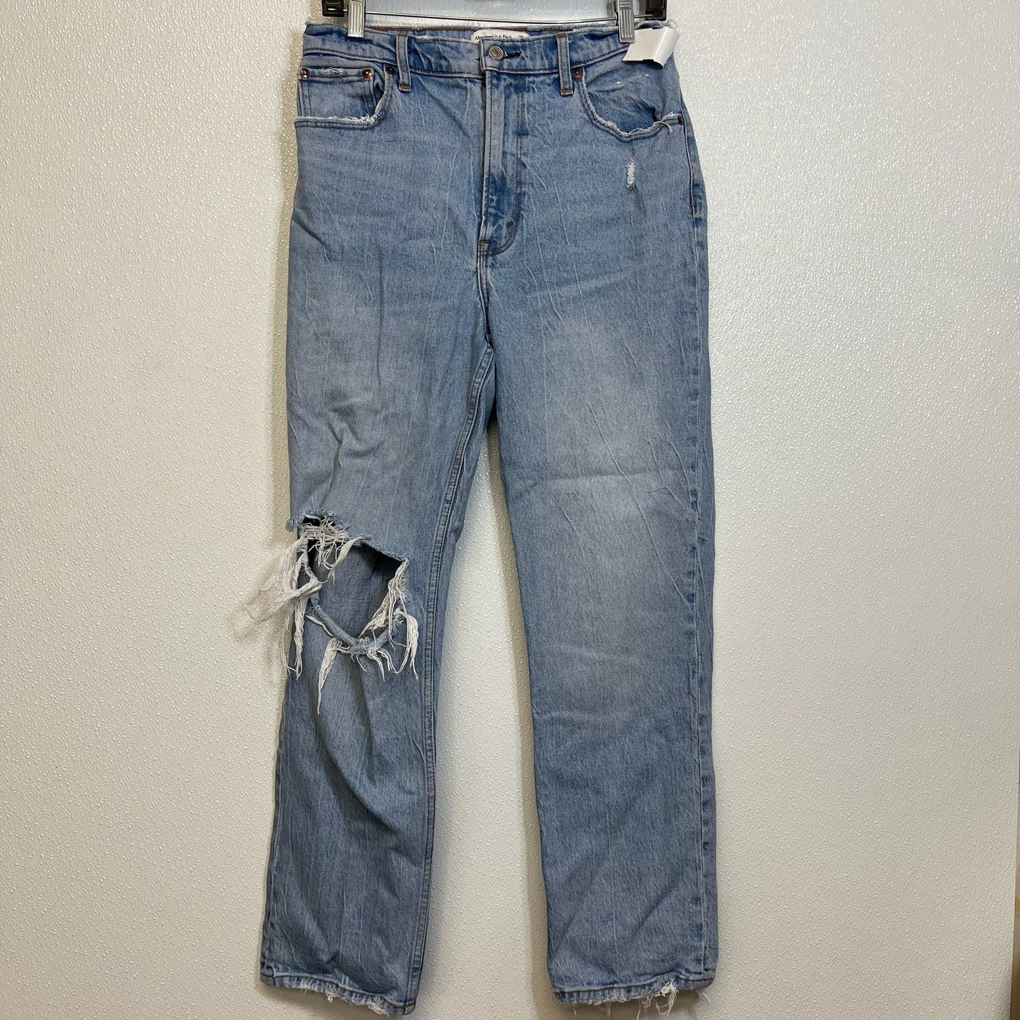 Denim Jeans Relaxed/boyfriend Abercrombie And Fitch, Size 8