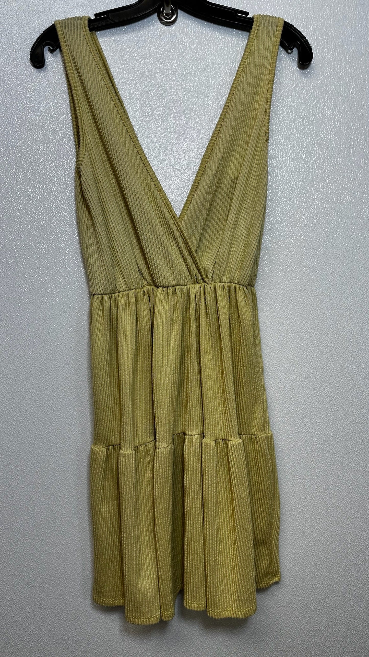 Tan Dress Casual Short Caution To The Wind, Size S
