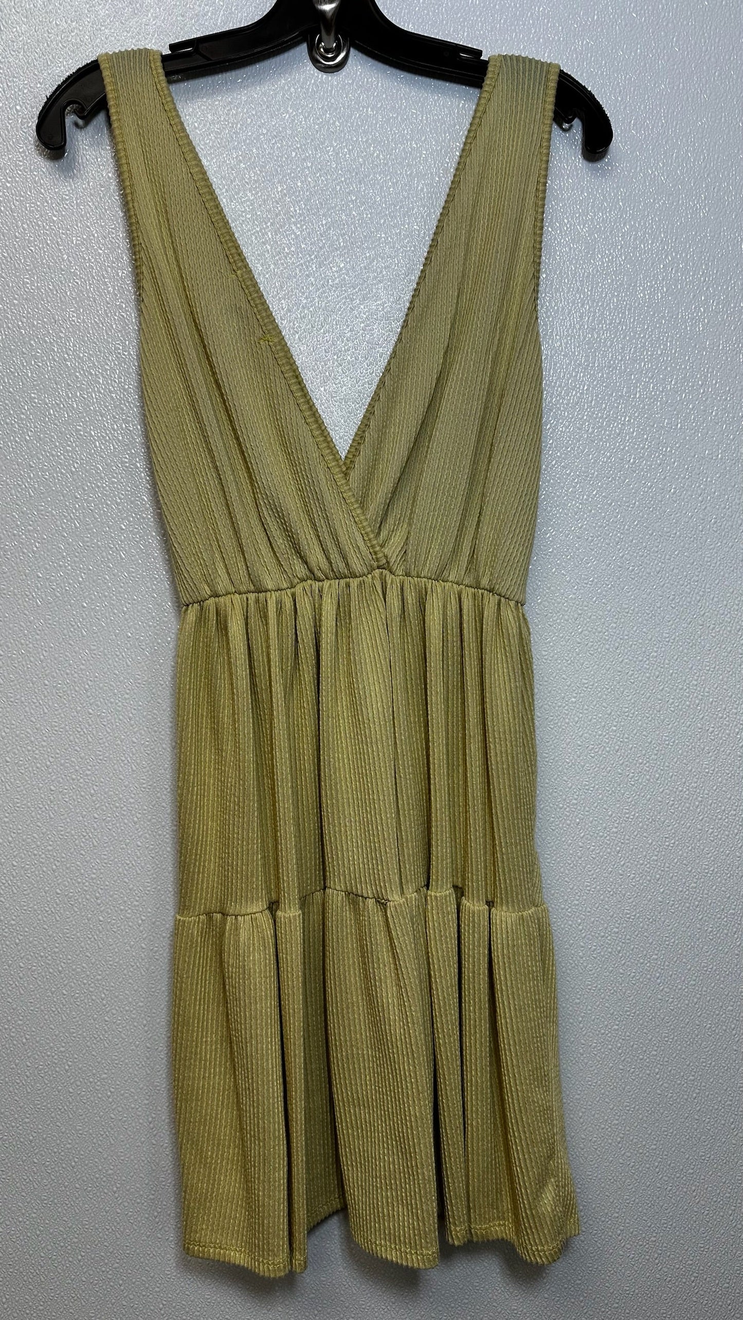 Tan Dress Casual Short Caution To The Wind, Size S