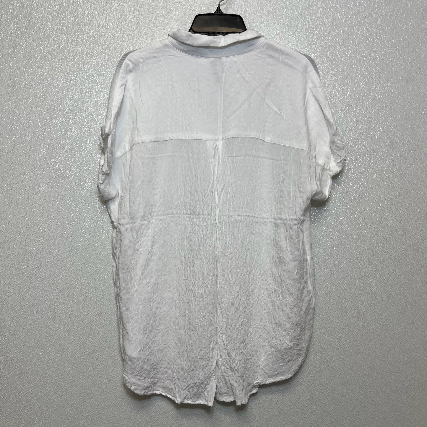 White Top Short Sleeve Jane And Delancey, Size L