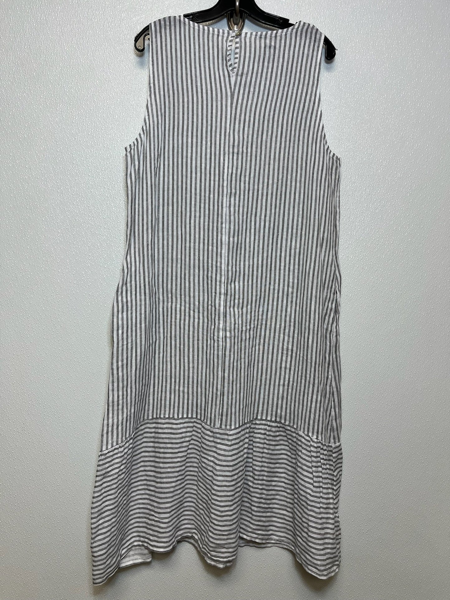 Striped Dress Casual Maxi Clothes Mentor, Size Xl