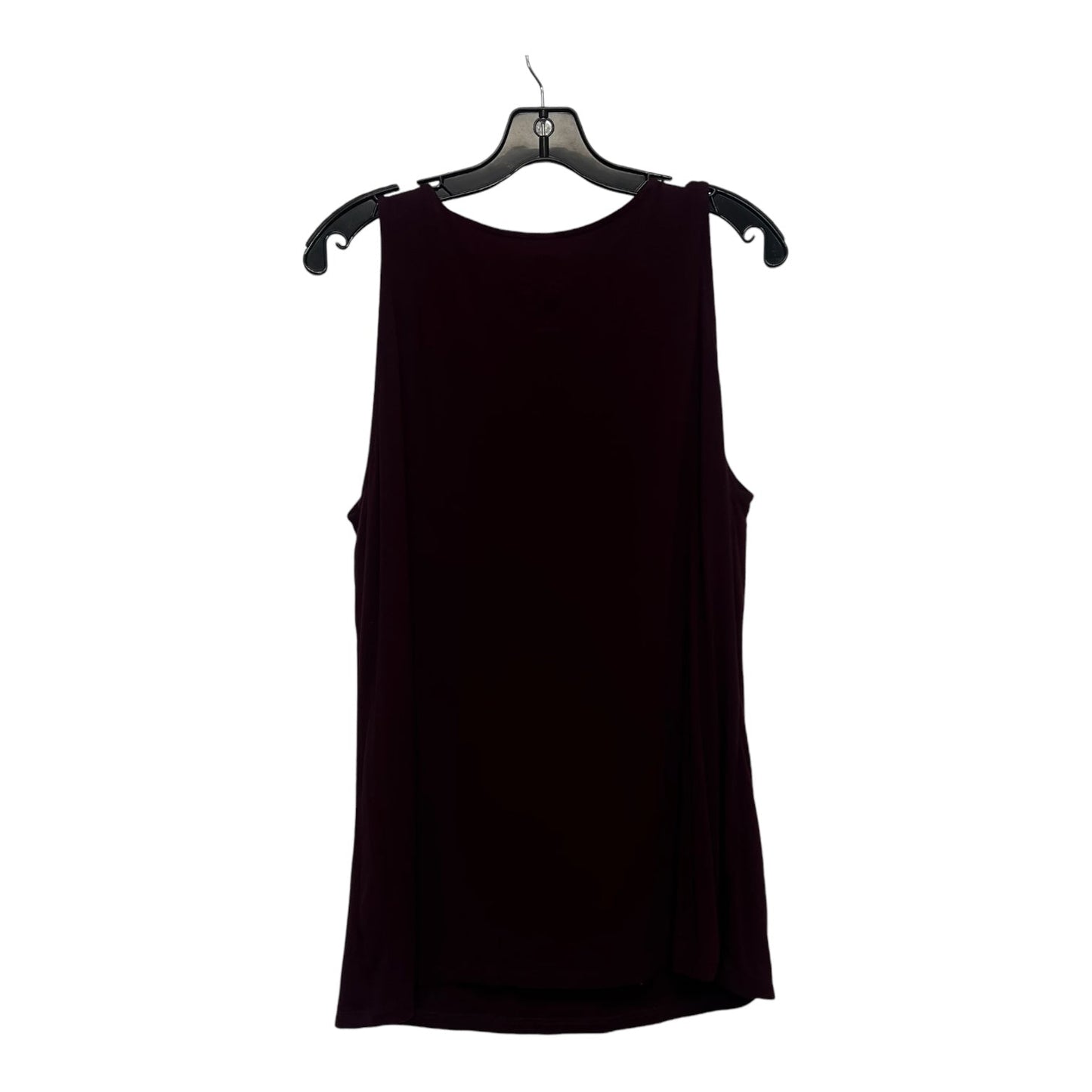 Top Sleeveless By Inc O In Maroon, Size: Xl