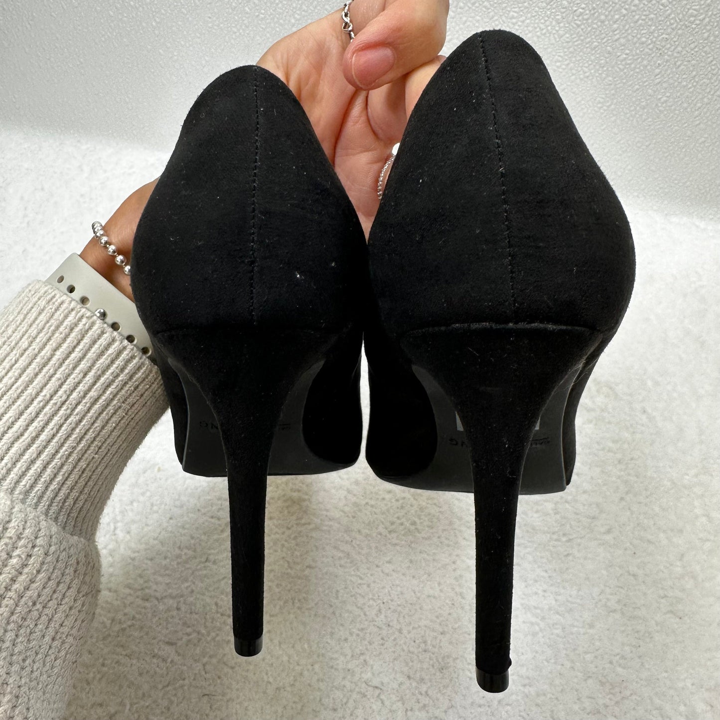 Black Shoes Heels Stiletto Call It Spring, Size 6.5